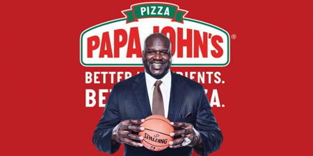 Shaq promoting Papa John's